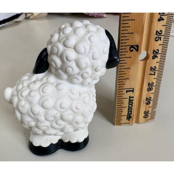 Vintage FisherPrice 1997 Sheep Lamb Toy Replacement Figure Farm Nativity US WEAR - Picture 11 of 13